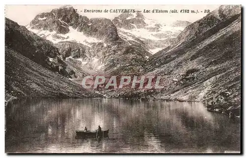 Cartes postales Environs de Cauterets Lac d&#39Estom