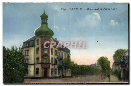 Cartes postales Landau Boulevard de P Empereur