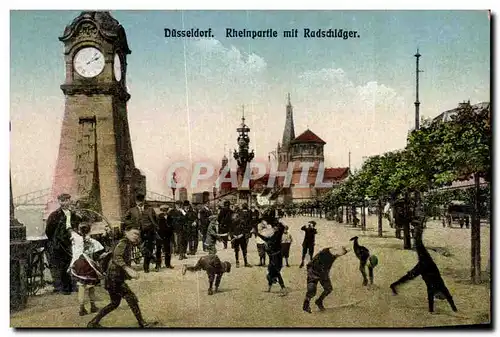 Cartes postales Dusseldorf Rheinpartle mit Radschlager Enfants