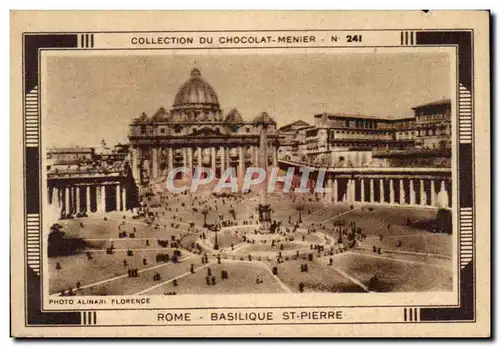 Image Rome Basilique St Pierre Chocolat Meunier