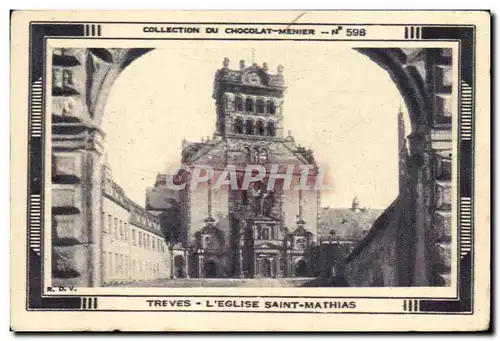 Image Treves L&#39Eglise Saint Mathias Chocolat Meunier