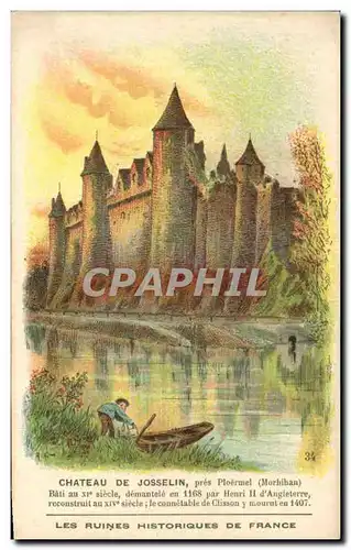 Image Chateau de Josselin pres Ploermel Bati au Xl e siecle demantele en par Henri ll d&#39Angleterr