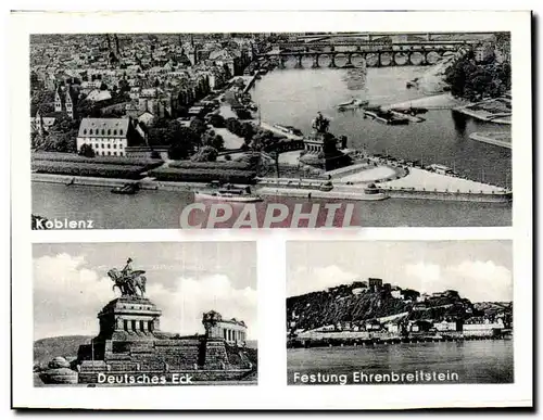 Cartes postales moderne Koblenz Deutsches Eck