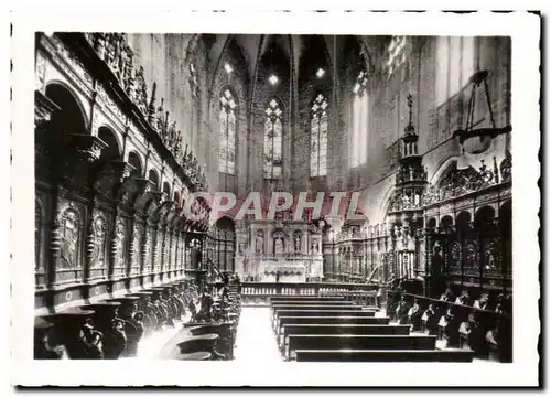 Cartes postales moderne Saint Bertrand De Comminges Choeur de la cathedrale les stalles et le maitre autel