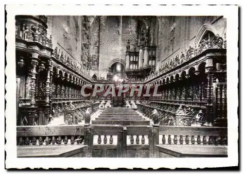 Cartes postales moderne Saint Bertrand de comminges choeur de la cathdrale les stalles et le buffet d'orgues