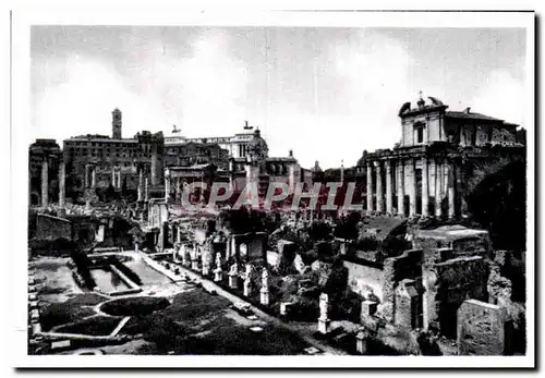 Cartes postales moderne Roma Foro Romano Casa deile Vestali Tempio Antonino