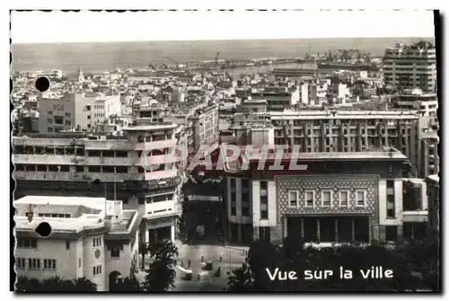 Moderne Karte Casablanca Maroc Vue sur la Ville