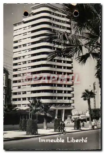 Moderne Karte Casablanca Maroc Immeuble Liberte