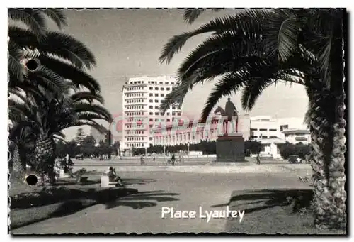 Moderne Karte Casablanca Maroc Place Lyautey