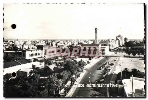 Cartes postales moderne Casablanca Maroc Place administrative