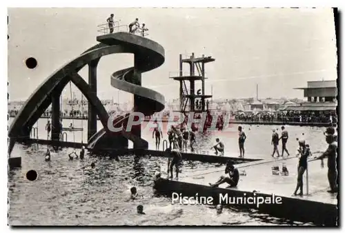 Cartes postales moderne Casablanca Maroc Piscine Municipale