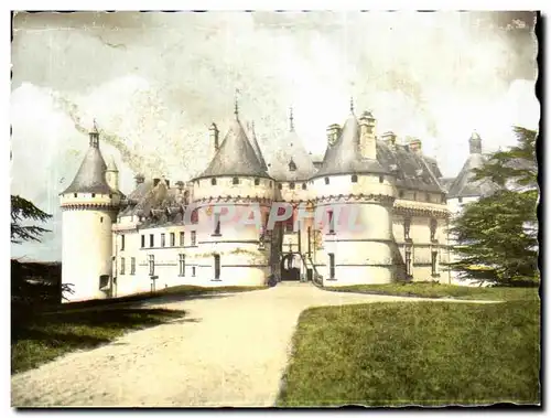 Cartes postales moderne le chateau de chaumont sur loire la facade sur le parc