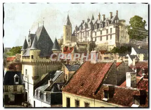 Cartes postales moderne Loches le chateau et la porte des cordeliers