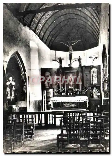 Cartes postales moderne Plouha chapelle de kermaria an lsquit l aute avec le magnifique christ en bois siecle