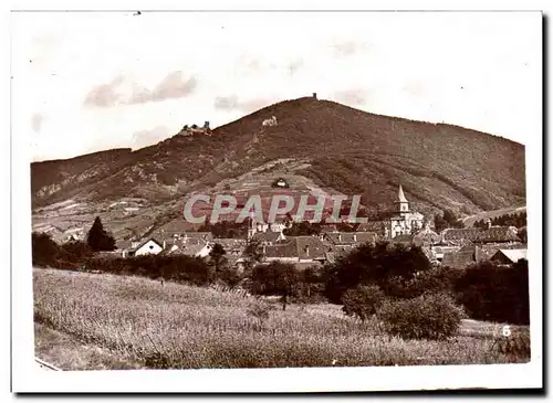 Cartes postales moderne Ribeauville la ville et trois chateaux