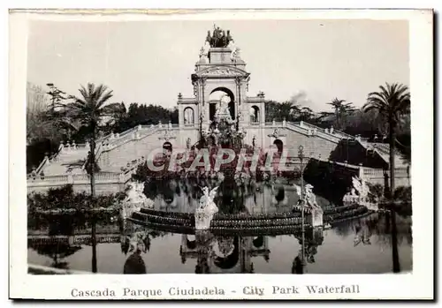 Cartes postales moderne Barcelona Cascada Parque Ciudadela City Park Waterfall