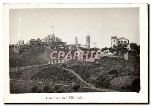 Moderne Karte Barcelona Cumbre del Tibidabo