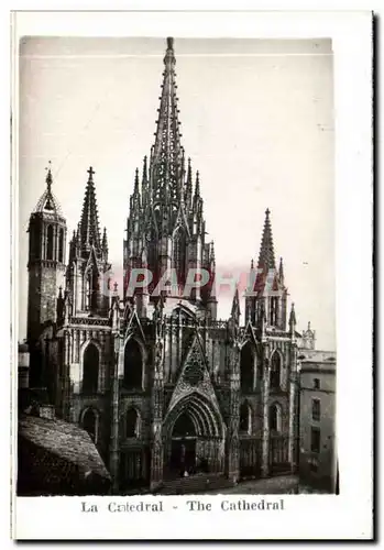 Cartes postales moderne Barcelona La catedral