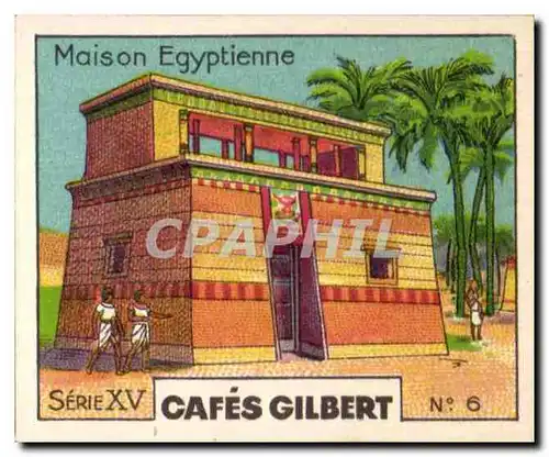 Image Cafes Gilbert Maison egyptienne Egypt Egype