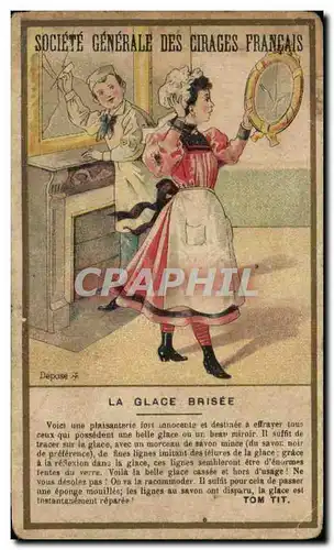 Chromo Societe generale des cirages francais la glace brisee Fulgor