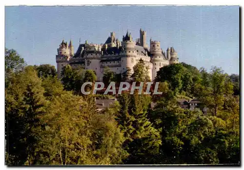 Moderne Karte Pierrefonds vue generale du chateau