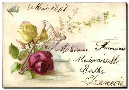 Image Fluers Roses 1888