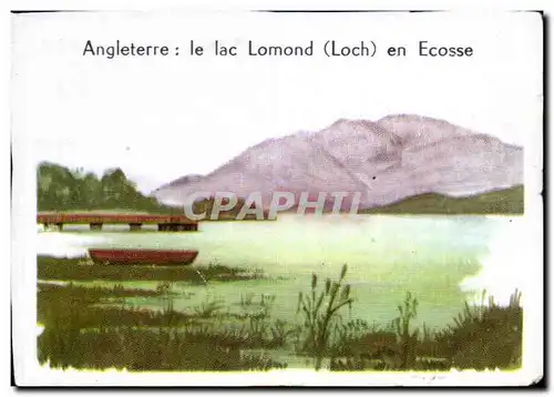Image Angleterre le lac Lomond Loch en Ecosse