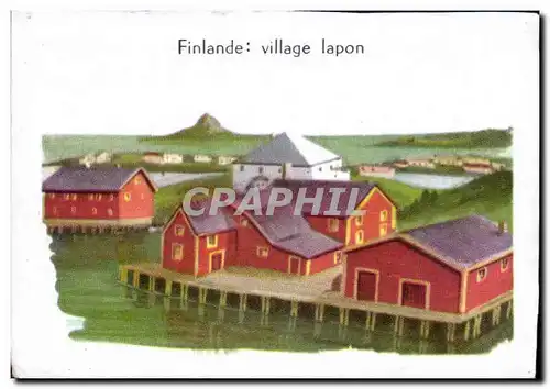 Image Finlande village lapon Finland