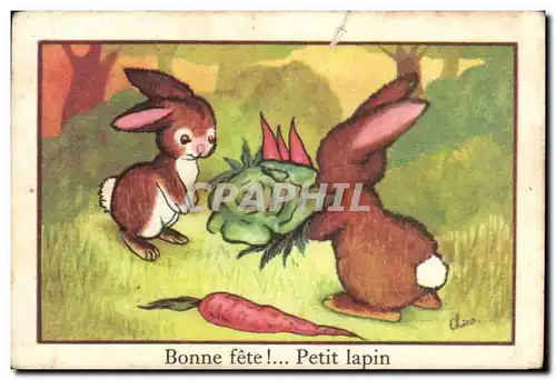 Image Bonne fete petit lapin Rabbit