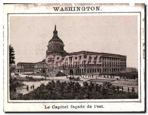 Ansichtskarte AK Washington Le Capitol facade de l&#39est Maison Dollon Malderet