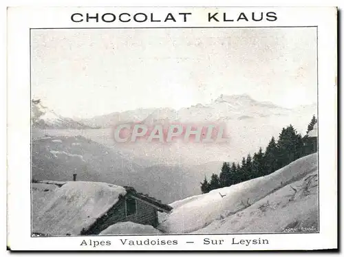 Image Chocolat Klaus Alpes Vaudoises Sur Leysin