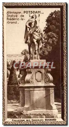 Image Allemagne Potsdam Statue de Frederic le Grand Cpllection Des Chocolats suchard