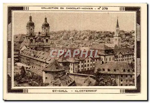 Image Collection du Chocolat Menier St Gall Klosterhof
