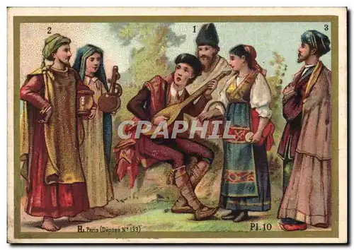 Chromo Les Mammiferes Les Bimanes La race blanche