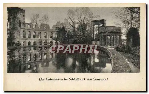 Ansichtskarte AK Der Ruinenberg in Schlobpark von Sanssouci