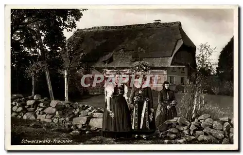 Cartes postales Schwarzwald Trachten Folklore Costume