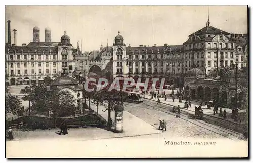 Cartes postales Munchen Karlsplatz