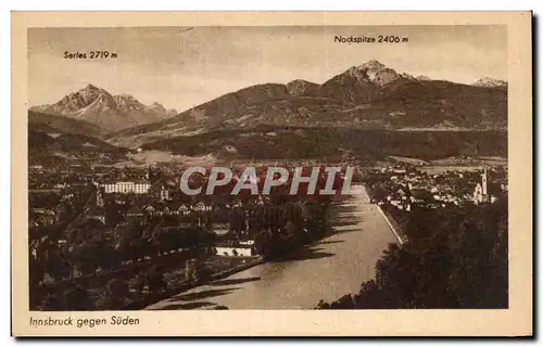 Cartes postales Innsbruck gegen Suden