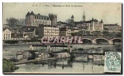 Cartes postales Pau Panorama et Pont de Jurancon