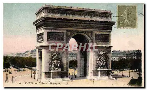 Cartes postales Paris L&#39Arc de Triomphe