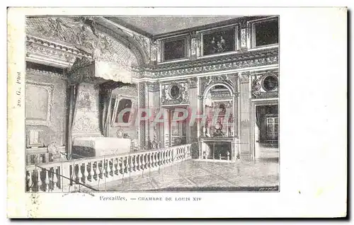 Ansichtskarte AK Versailles Chambre De Louis XIV