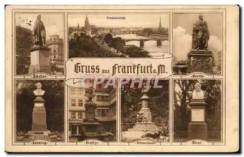 Cartes postales Gruss aus Frantfurt a m