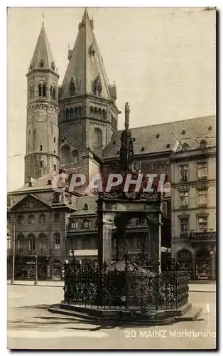 Cartes postales Mainz Marktbrune