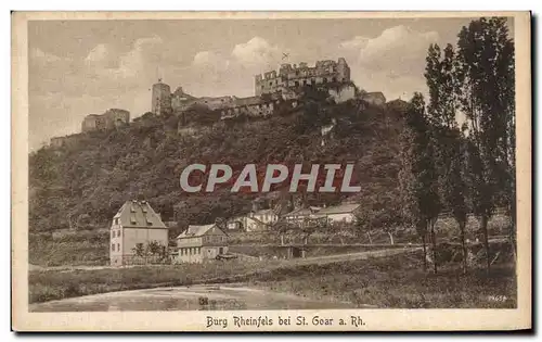 Cartes postales Burg Rheinfels bei St goar a Rh