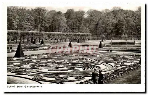 Cartes postales Schloss Bruhl Gartenparterre