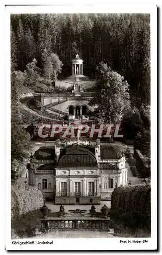 Cartes postales Konigsschlob Linderhof Huber