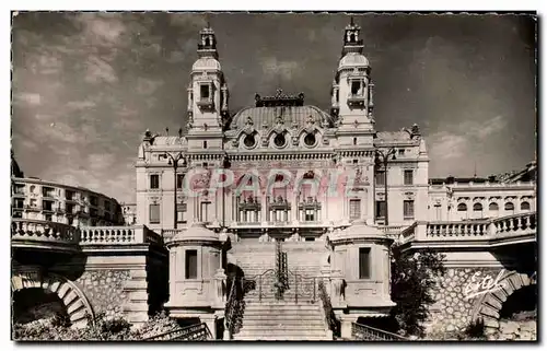 Cartes postales Monte Carlo Le Casino Facade et terrasses la mer The Casino front and terraces onthe Monaco