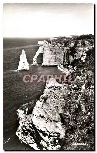 Cartes postales moderne Ia Cigogne etretat Seine Inferieure L&#39Aiguille et la porte d&#39aval