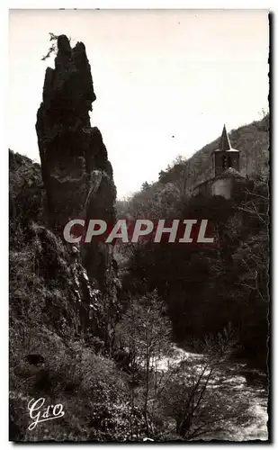 Cartes postales L&#39Auvergne Route Thermale Le Dick De Verrieres Pres Saint Nectaire Alguille de monolithe dite