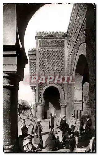 Cartes postales Meknes Bab Mansour Maroc